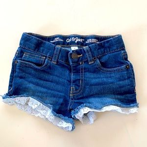 Cat & Jack lace trimmed shorts.
